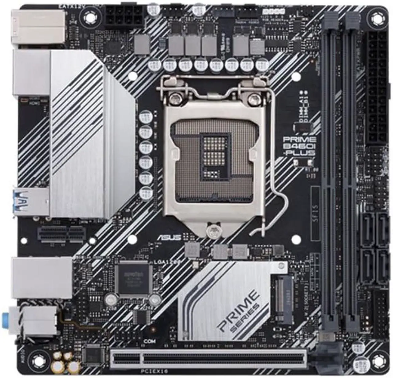 Alt view image 2 of 7 - ASUS PRIME B460I-PLUS LGA 1200 Intel B460 SATA 6Gb/s ATX Intel Motherboard