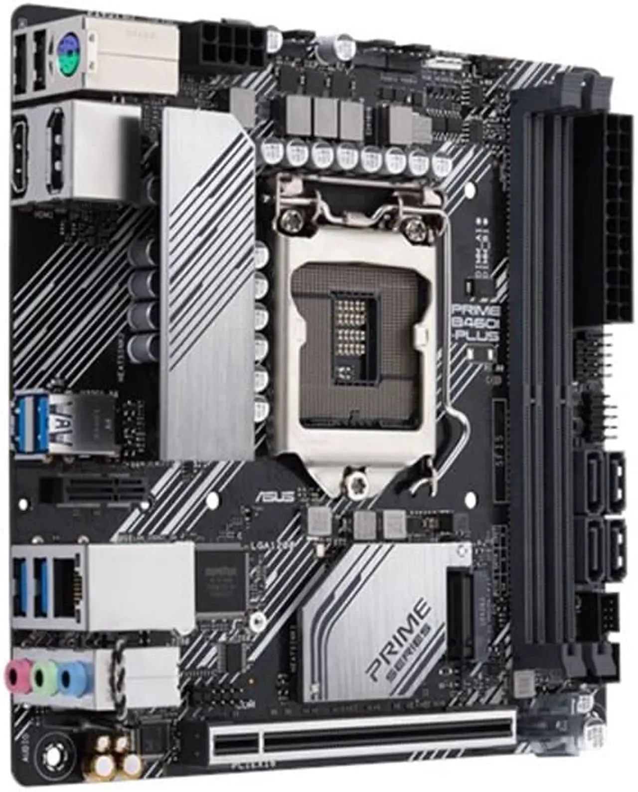 Alt view image 3 of 7 - ASUS PRIME B460I-PLUS LGA 1200 Intel B460 SATA 6Gb/s ATX Intel Motherboard