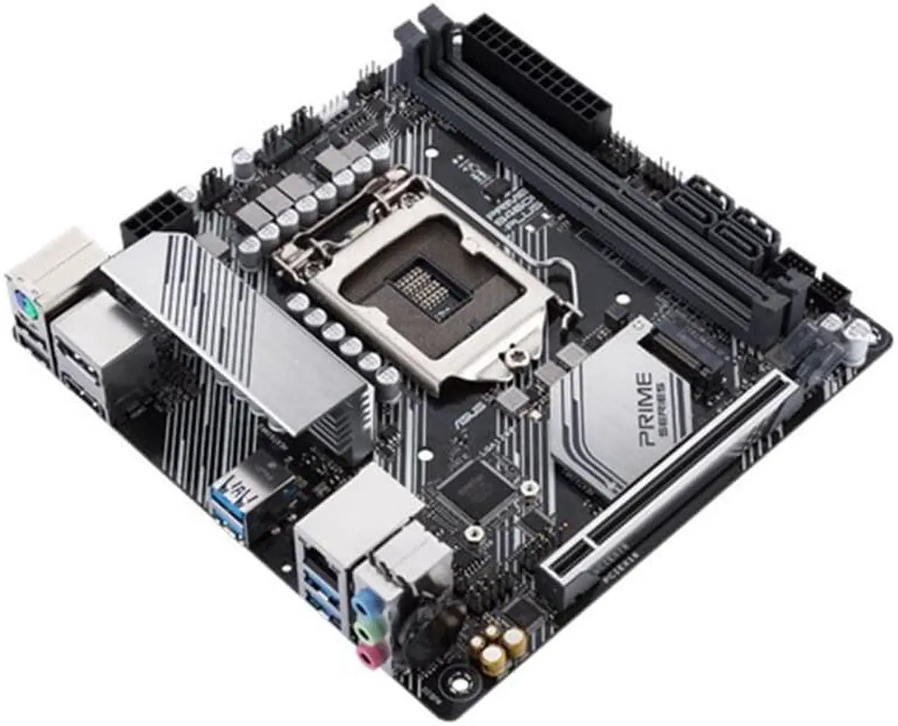 Alt view image 4 of 7 - ASUS PRIME B460I-PLUS LGA 1200 Intel B460 SATA 6Gb/s ATX Intel Motherboard