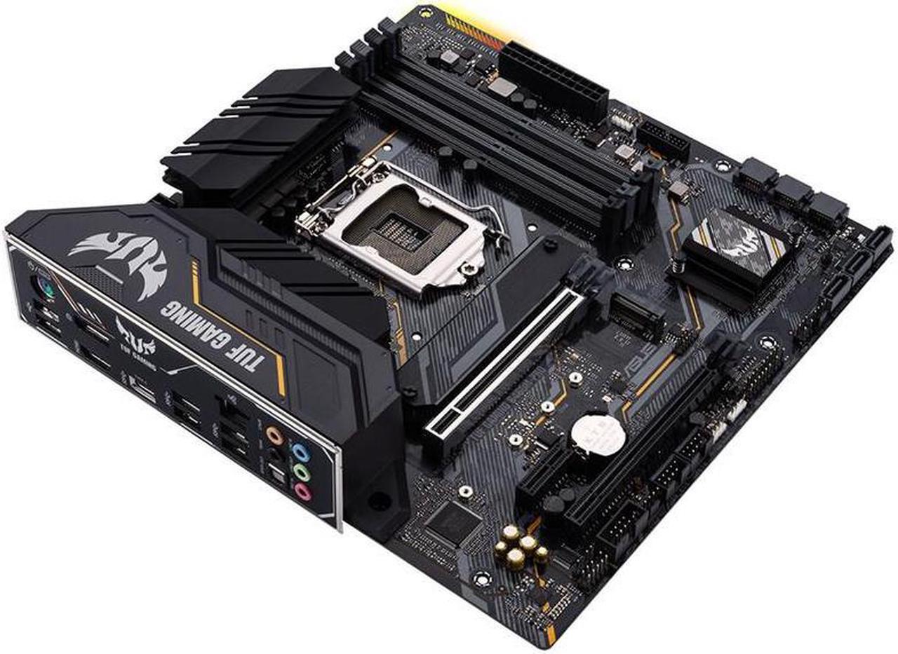 Alt view image 4 of 6 - ASUS TUF GAMING B460M-PRO LGA 1200 Intel B460 SATA 6Gb/s Micro ATX Intel motherboard supports CPU 10500/10400/10400F