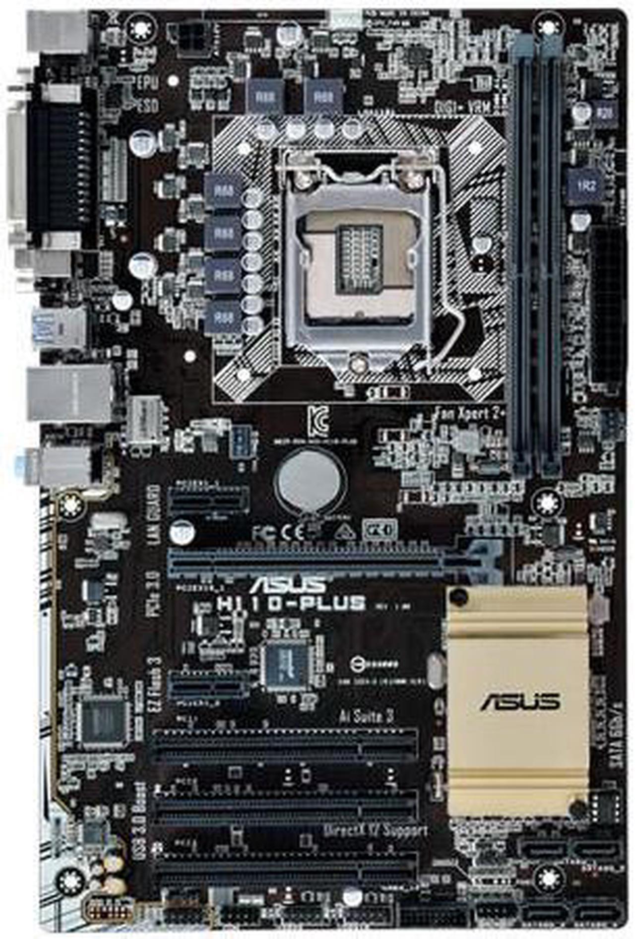 ASUS H110-PLUS Intel LGA H110 1151 ATX Desktop Motherboard A