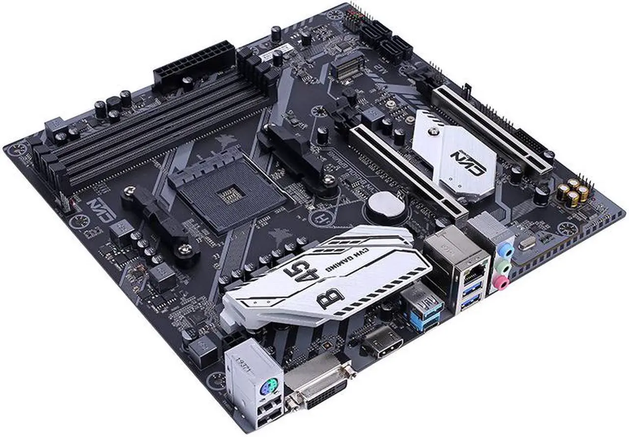 Alt view image 4 of 6 - Colorful CVN B450M GAMING V14 Support AMD Ryzen 3500X/3600/3700X/2600(AMD B450/Socket AM4)USB 3.0 M.2 SSD socket AMD Motherboard