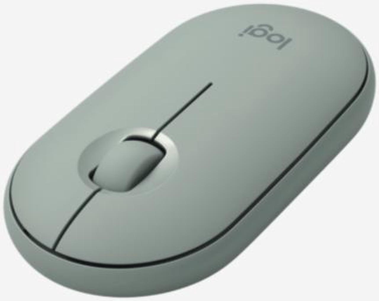 Alt view image 3 of 4 - Logitech Pebble Wireless Mouse M350 green 3 Buttons 1 x Wheel Logitech USB Receiver Dual (RF / Bluetooth Wireless) High Precision Optical Tracking 1000 dpi Mouse