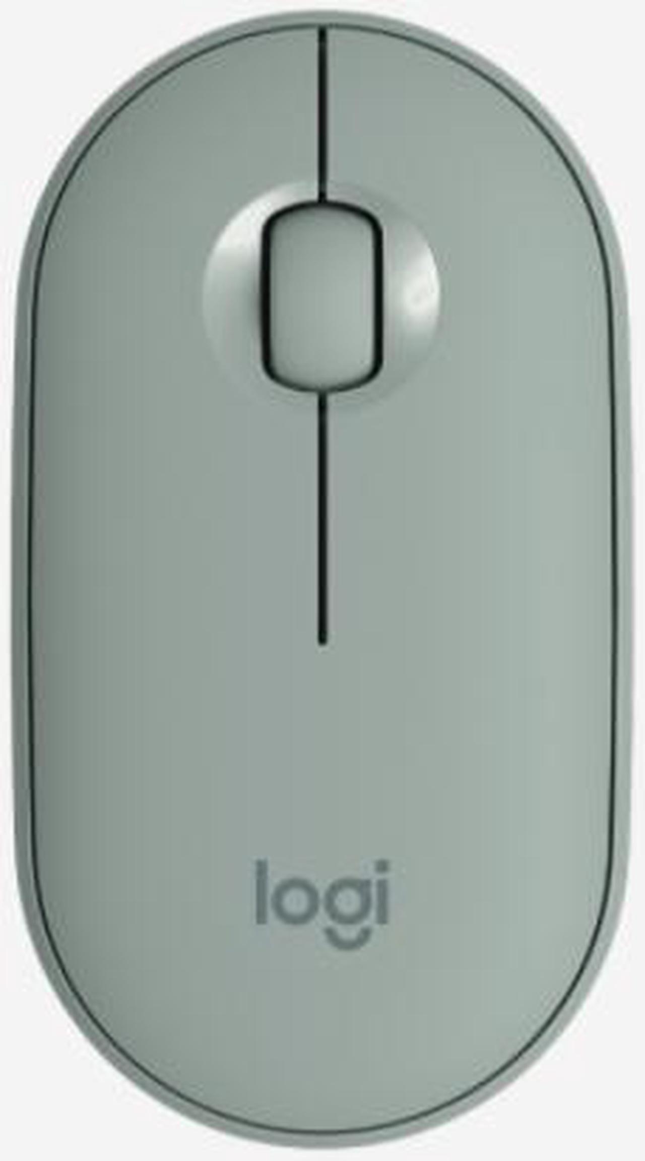 Main image of Logitech Pebble Wireless Mouse M350 green 3 Buttons 1 x Wheel Logitech USB Receiver Dual (RF / Bluetooth Wireless) High Precision Optical Tracking 1000 dpi Mouse
