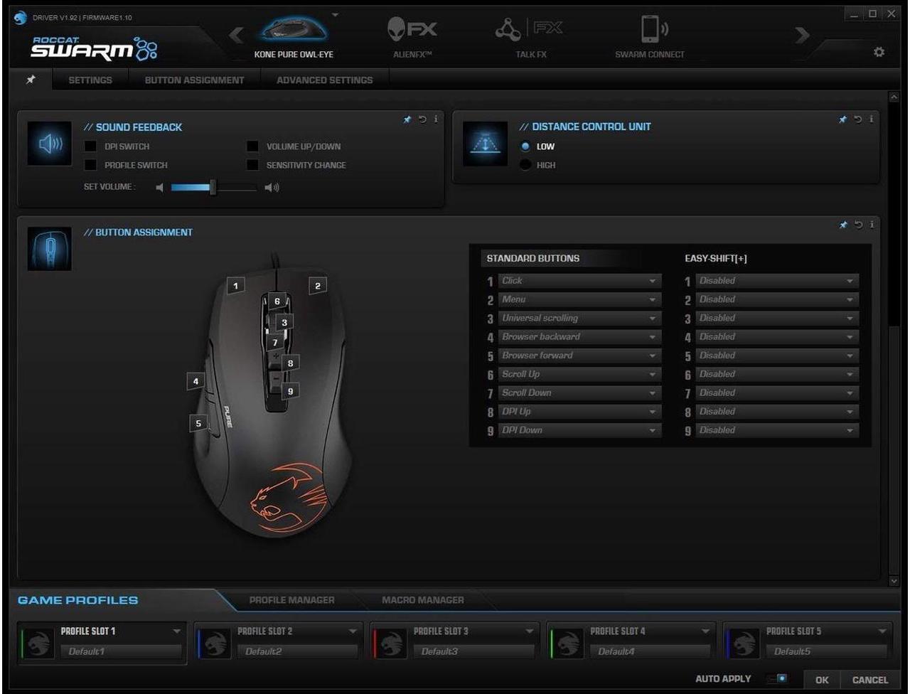 Alt view image 6 of 6 - ROCCAT KONE Pure Owl-Eye – Optical RGB Gaming Mouse