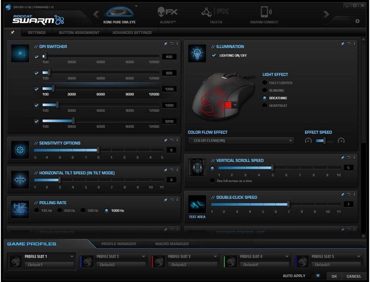 Alt view image 5 of 6 - ROCCAT KONE Pure Owl-Eye – Optical RGB Gaming Mouse