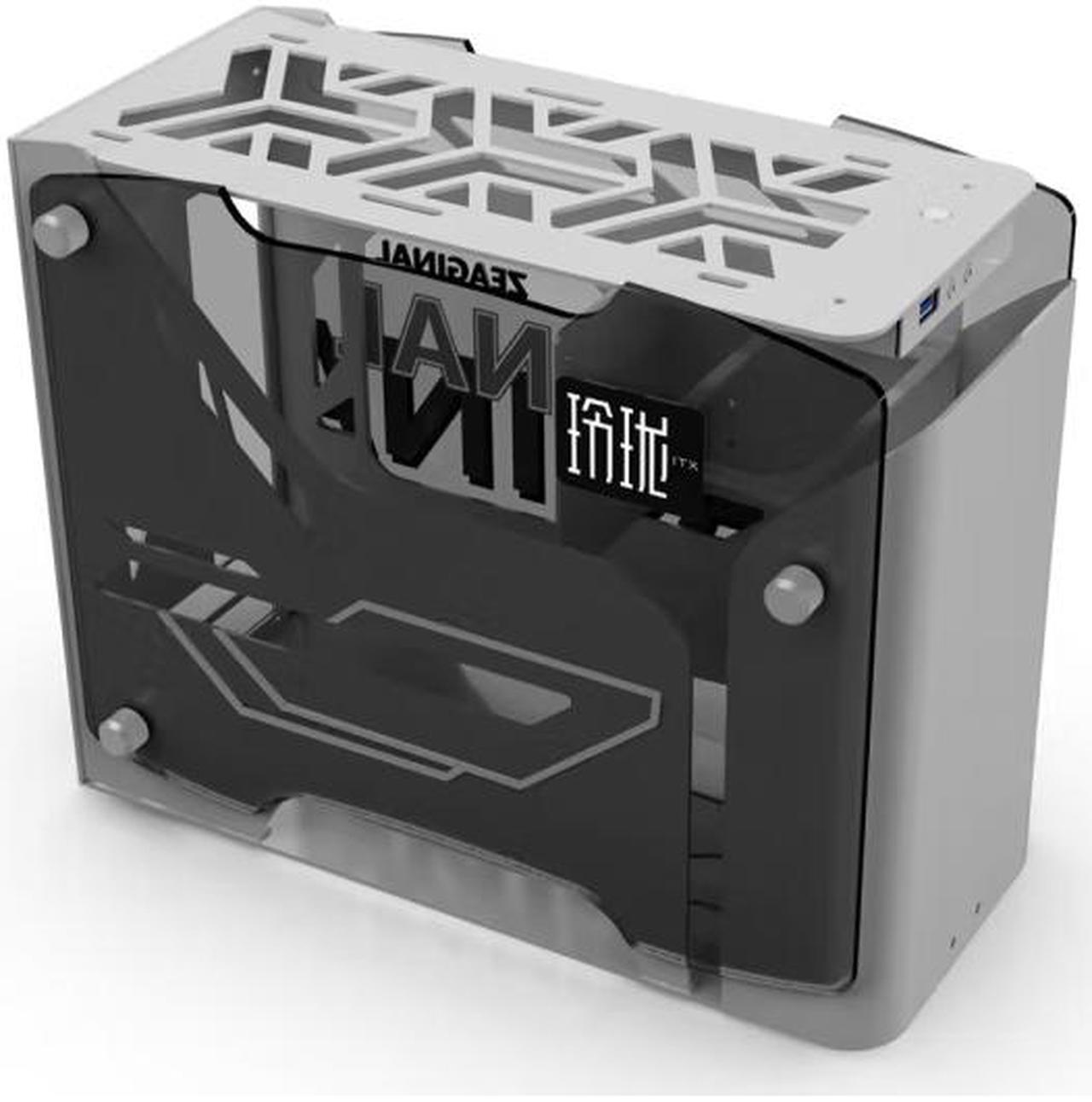 Main image of H.E. ZC-LingLong Mini ITX Plus Opening Tempered Class Computer Case Support ITX Motherboard ,Support 240mm Radiator USB3.0