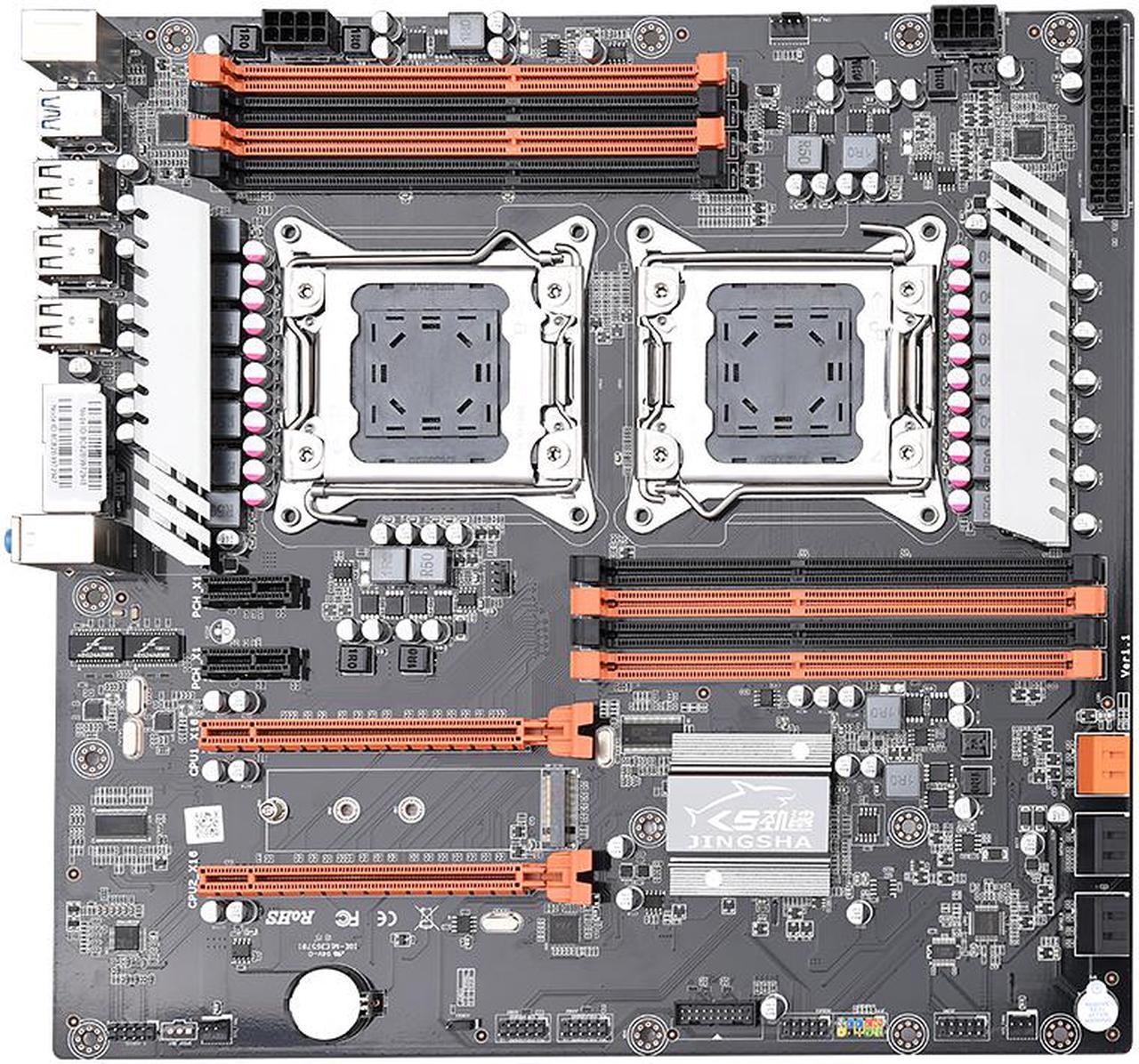 Jingsha X79 Dual CPU Motherboard Intel Xeon LGA 2011 E5 V2 WS Workstation Motherboard