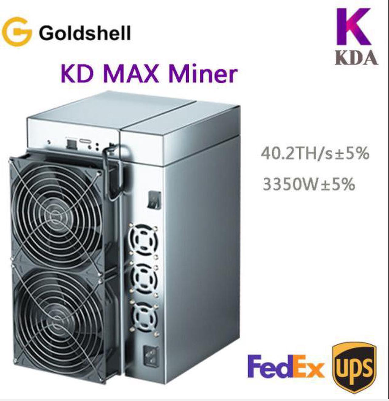 New Released Goldshell KD MAX KDA Kadena Miner Hashrate 40.2T/s 3350W