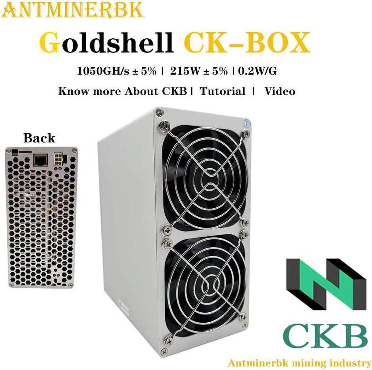 New Goldshell CK-BOX 1050GH/s Eaglesong CKB ASIC miner with PSU better than CK5 KD-BOX LB-BOX Mini-DOGE Antminer K5