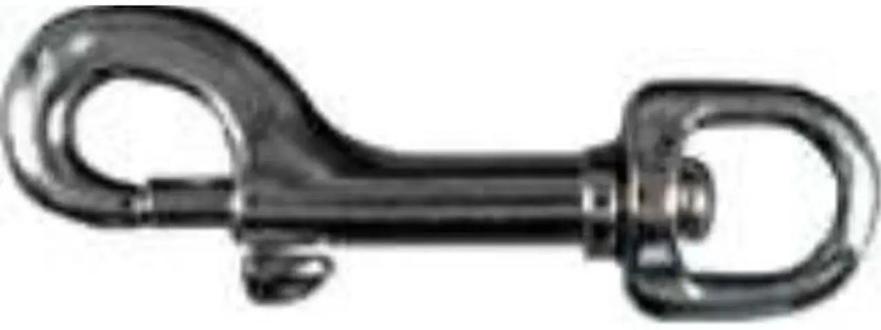 Alt view image 3 of 4 - National, N222-588, 1/2" x 3", Nickel Bolt Snap, Round Swivel Eye