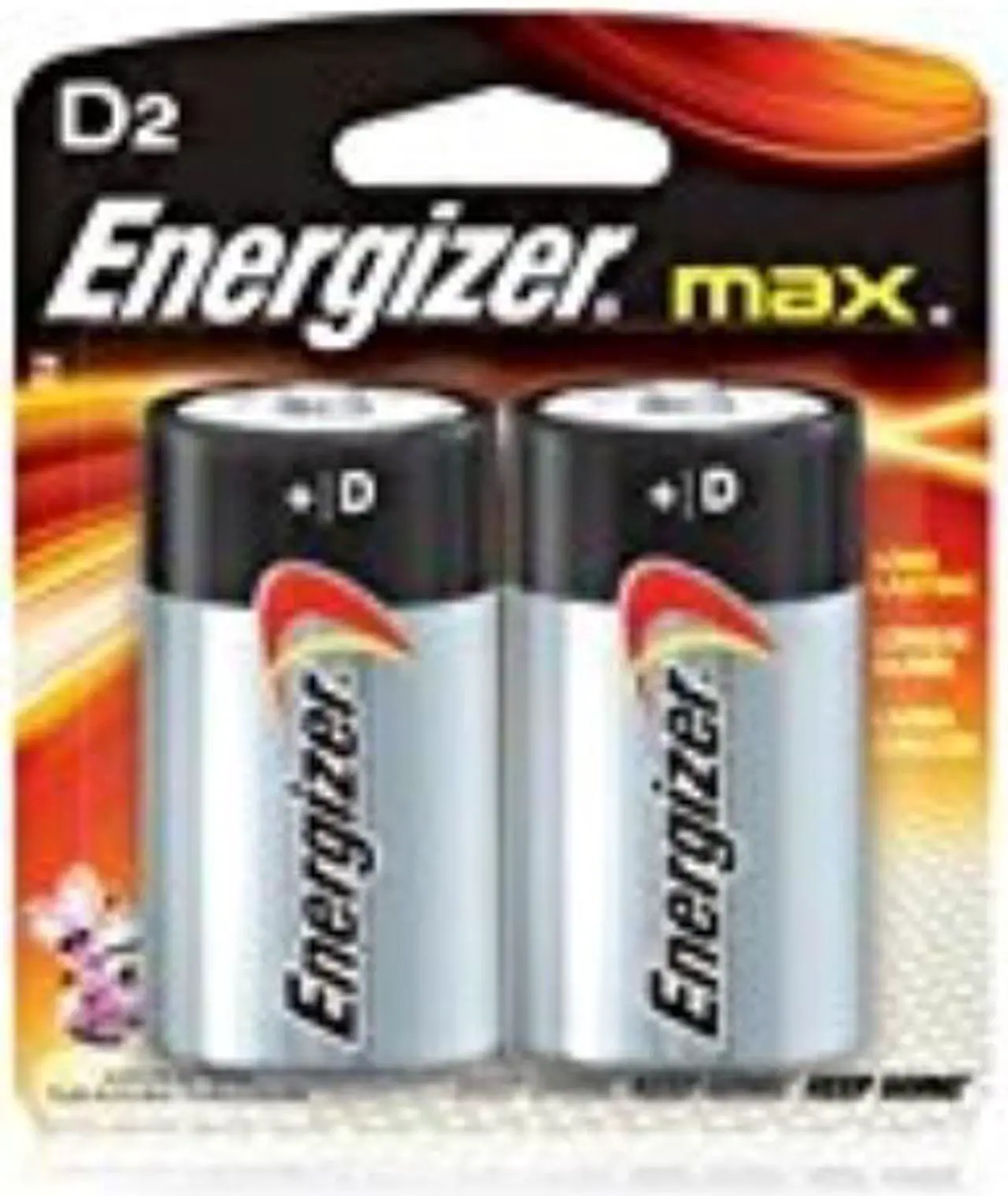 Alt view image 11 of 20 - ENERGIZER Max 1.5V Size D Alkaline Battery, 2-pack
