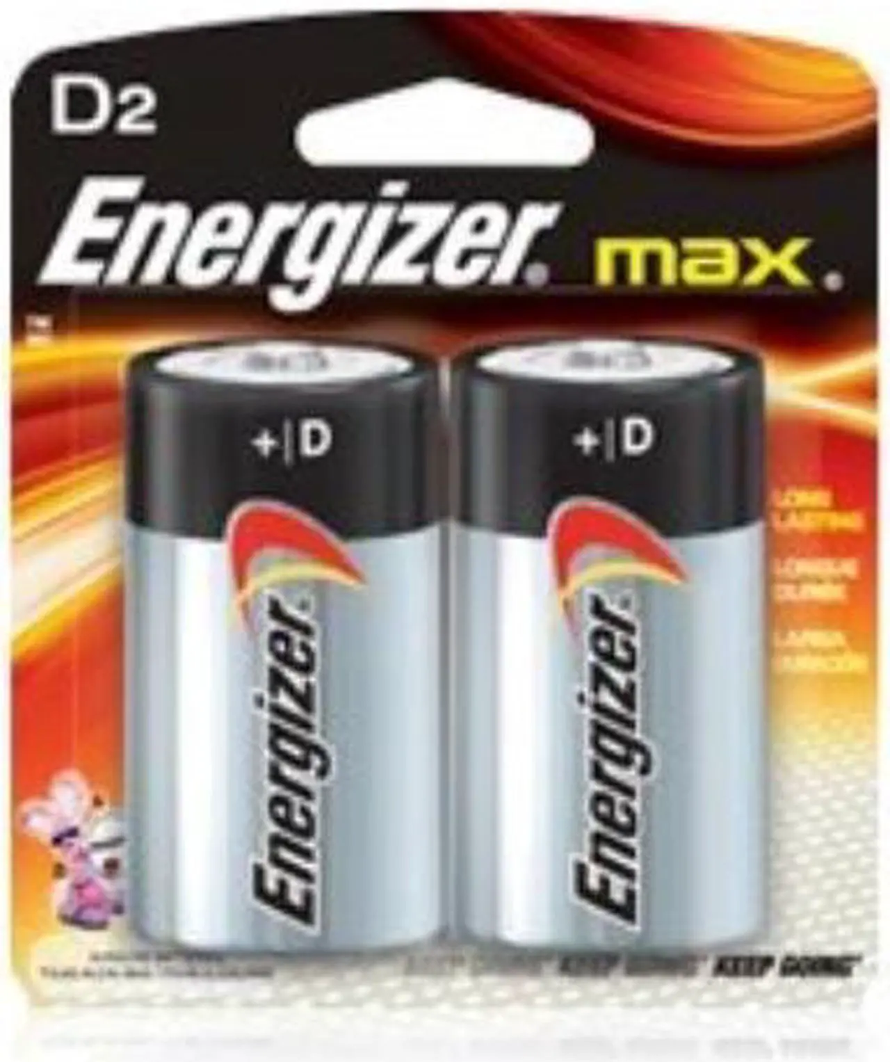 Alt view image 13 of 20 - ENERGIZER Max 1.5V Size D Alkaline Battery, 2-pack