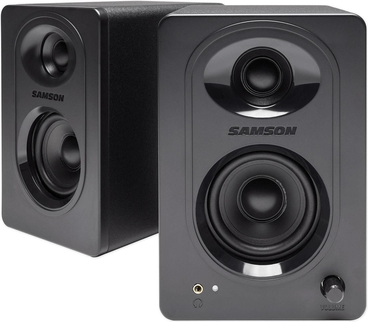 Alt view image 2 of 20 - Samson MediaOne M30 Powered Studio Monitors (Pair)