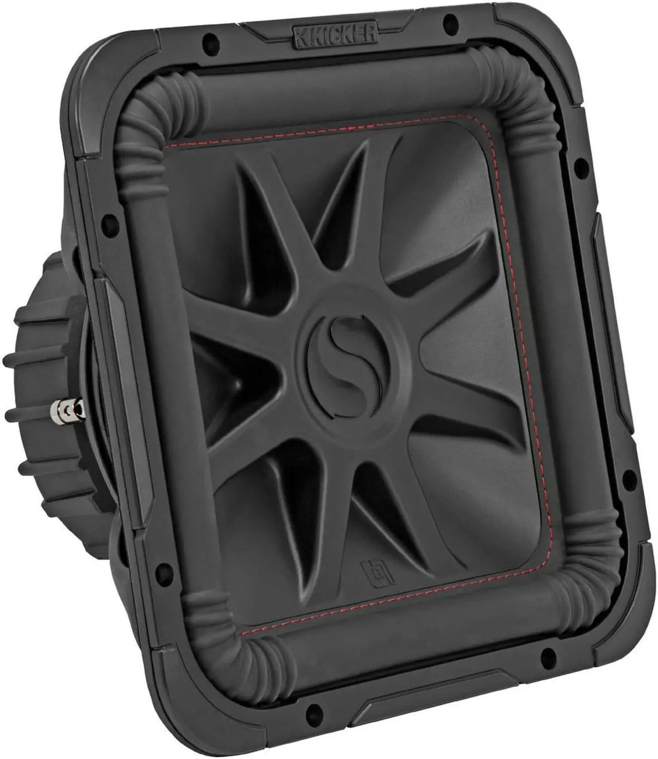 Alt view image 7 of 20 - Kicker L7R 12 Inch 1200W Max Power 4 Ohm DVC Square Car Audio Subwoofer, Black
