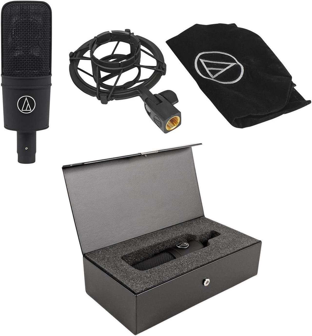Alt view image 7 of 20 - Audio Technica AT4040 Cardioid Condenser Microphone Mic w/ Shock Mount NEW