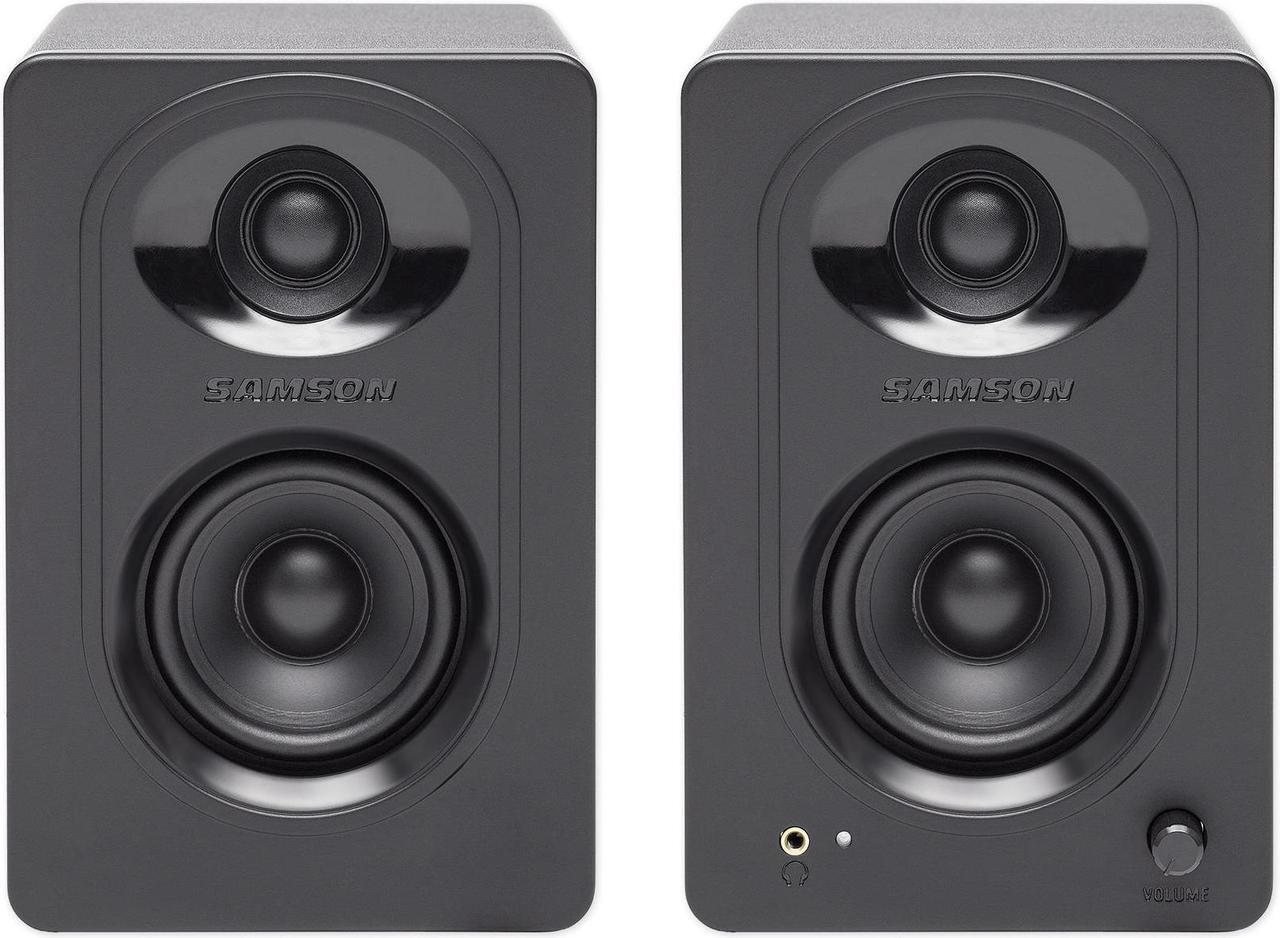 Alt view image 3 of 20 - Samson MediaOne M30 Powered Studio Monitors (Pair)