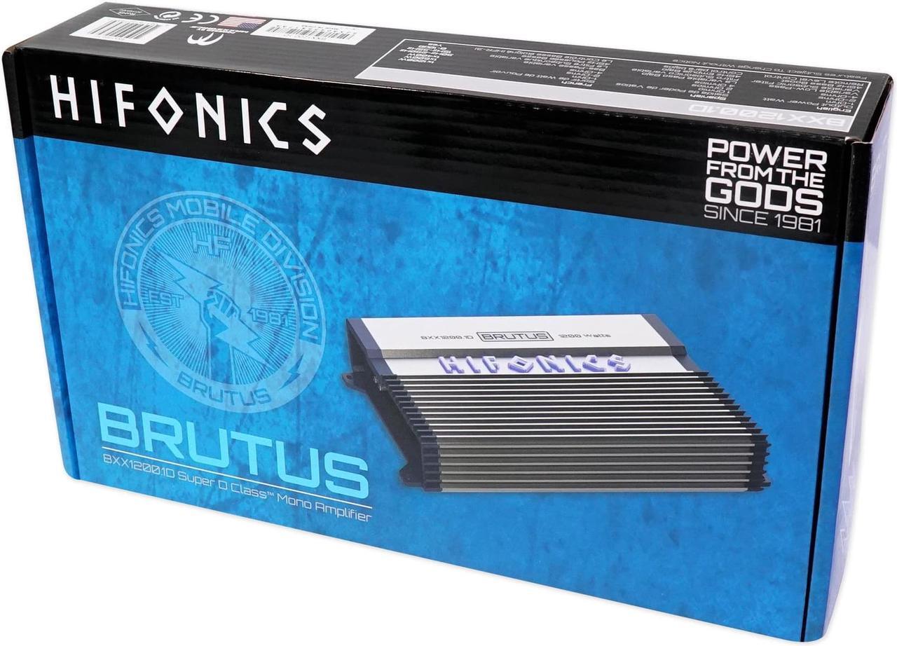 Alt view image 10 of 20 - Hifonics BXX1200.1D Brutus Class D Mono Subwoofer Amplifier
