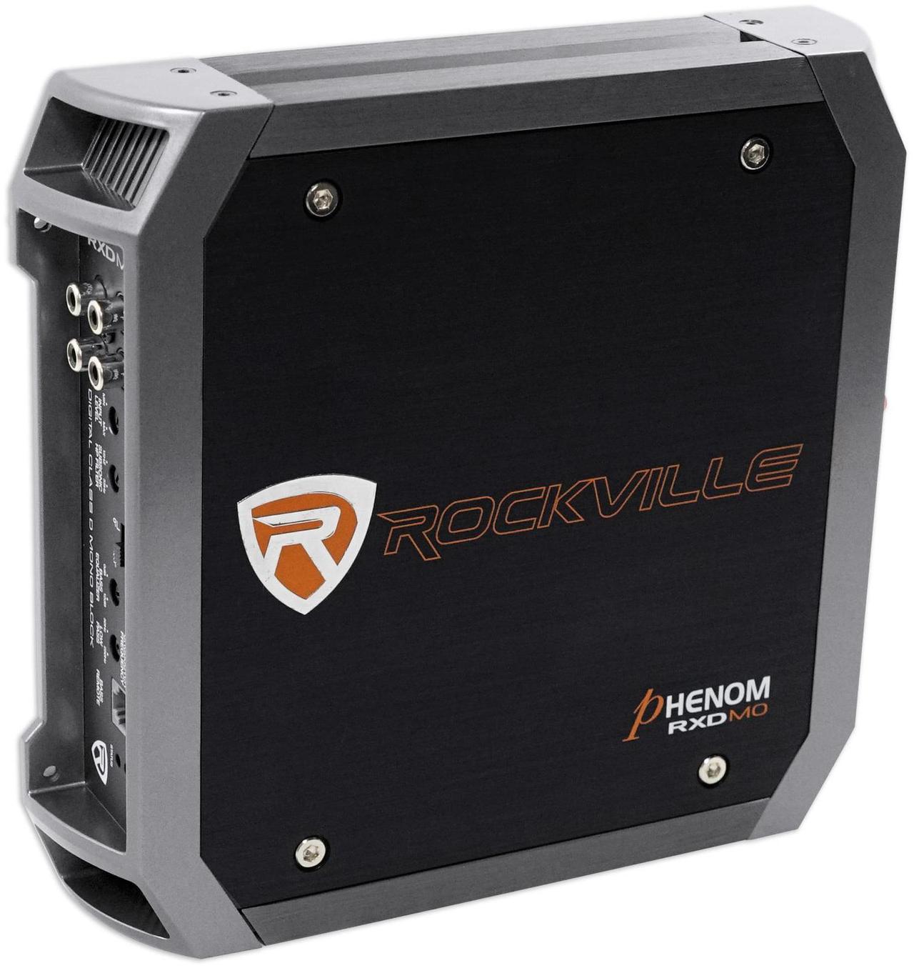 Alt view image 6 of 7 - Rockville RXD-M0 1200 Watt/600w RMS Mono Class D 1 Ohm Amplifier Car Audio Amp