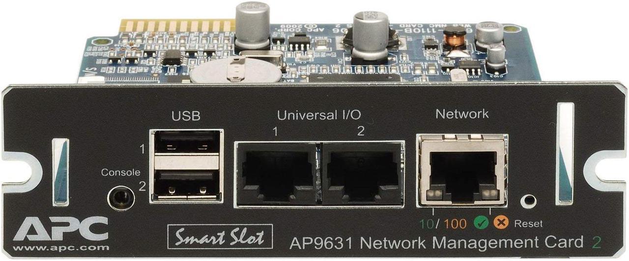 Main image of APC AP9631 UPS Network Management Card 2 with Environmental Monitoring