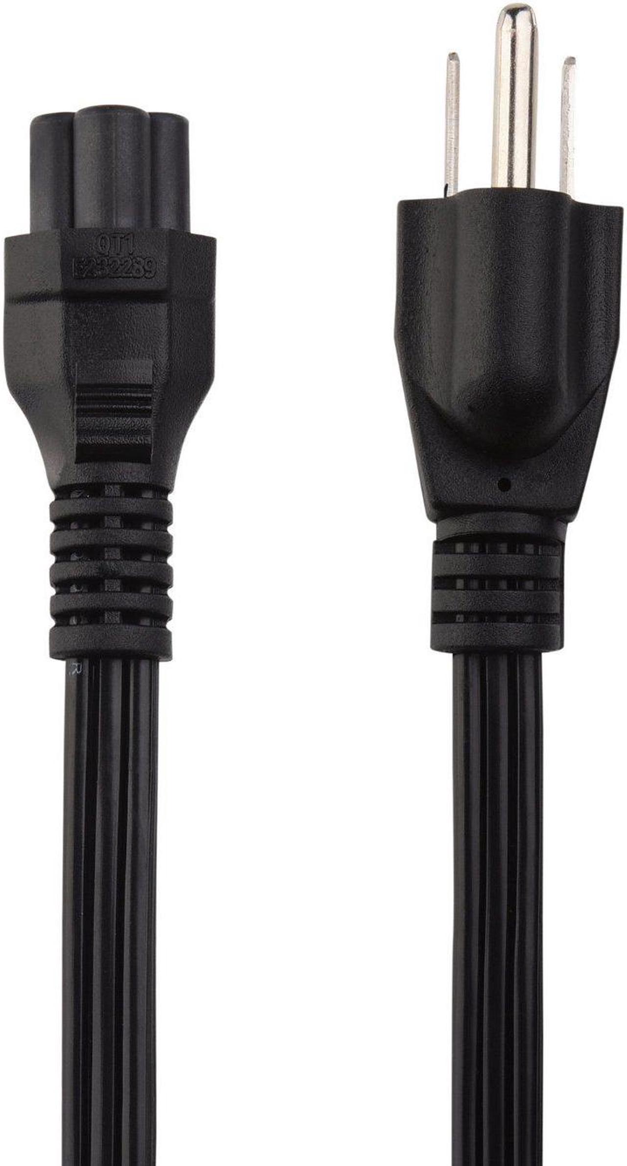 Main image of 3Ft. (3 Feet) 3-Prong Notebook AC Power Cord Cable for Dell, Lenovo, HP, Sony