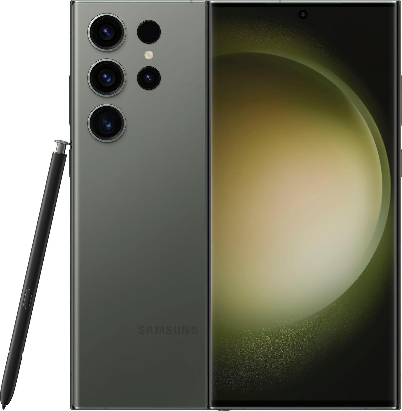 Alt view image 2 of 6 - Samsung Galaxy S23 Ultra STANDARD EDITION Dual-SIM 256GB ROM + 8GB RAM (Only GSM | No CDMA) Factory Unlocked 5G Smartphone (Green) - International Version