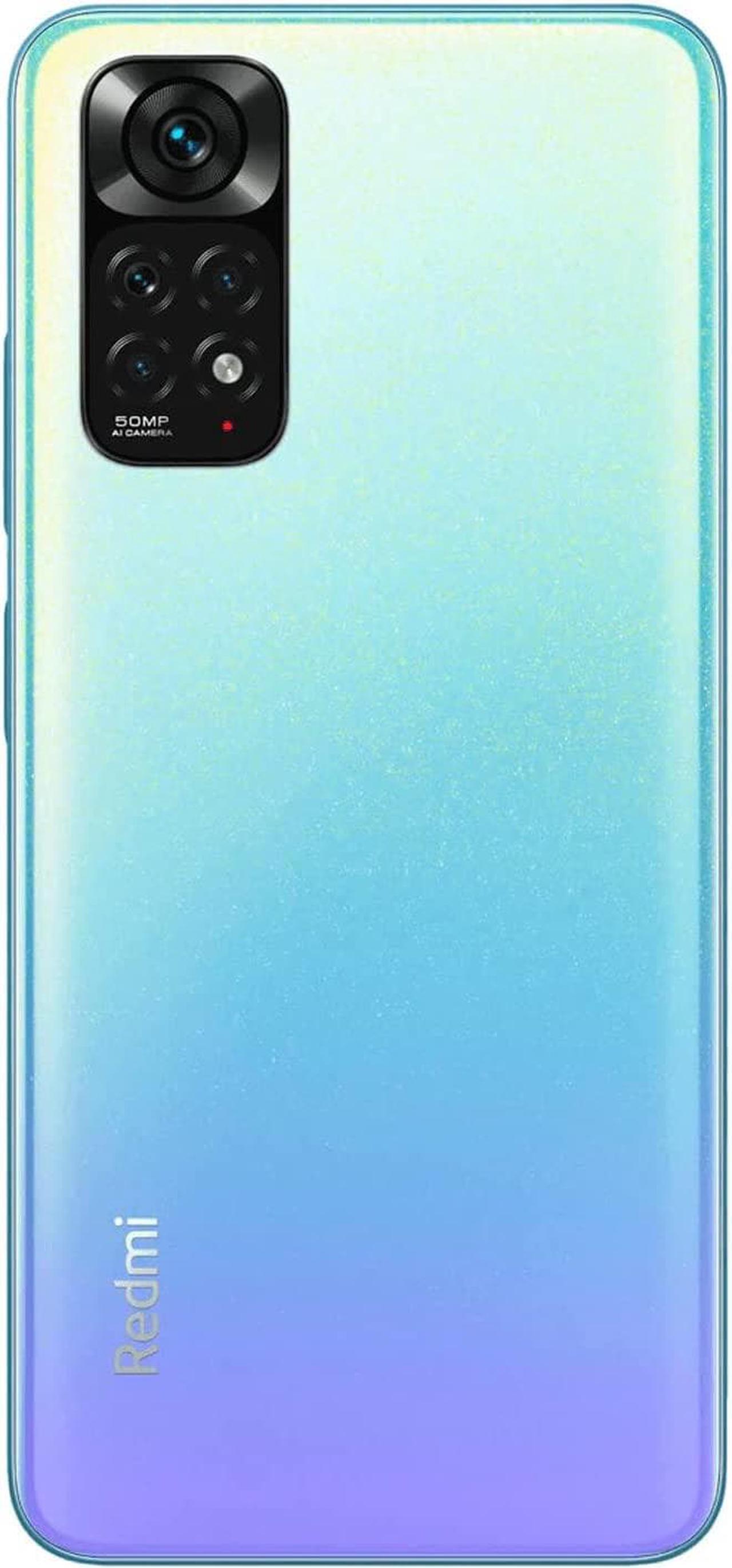 Alt view image 3 of 6 - Xiaomi Redmi Note 11, 6.43" FHD+ AMOLED DotDisplay, 128GB + 4GB RAM, 50MP Camera, Dual-SIM, (GSM Only | No CDMA) Factory Unlocked 4G/LTE, International Version - Blue