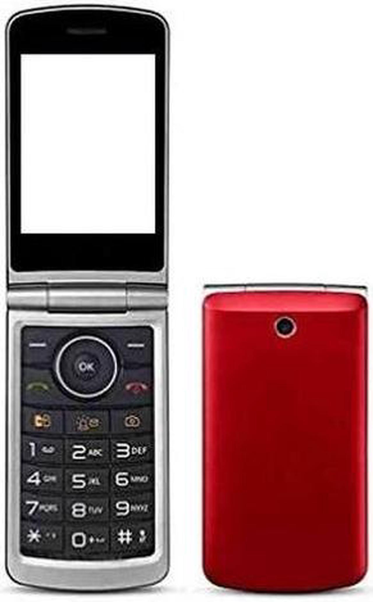 Main image of LG G360 Dual Sim Unlocked Quad Band Flip Cell Phone Red