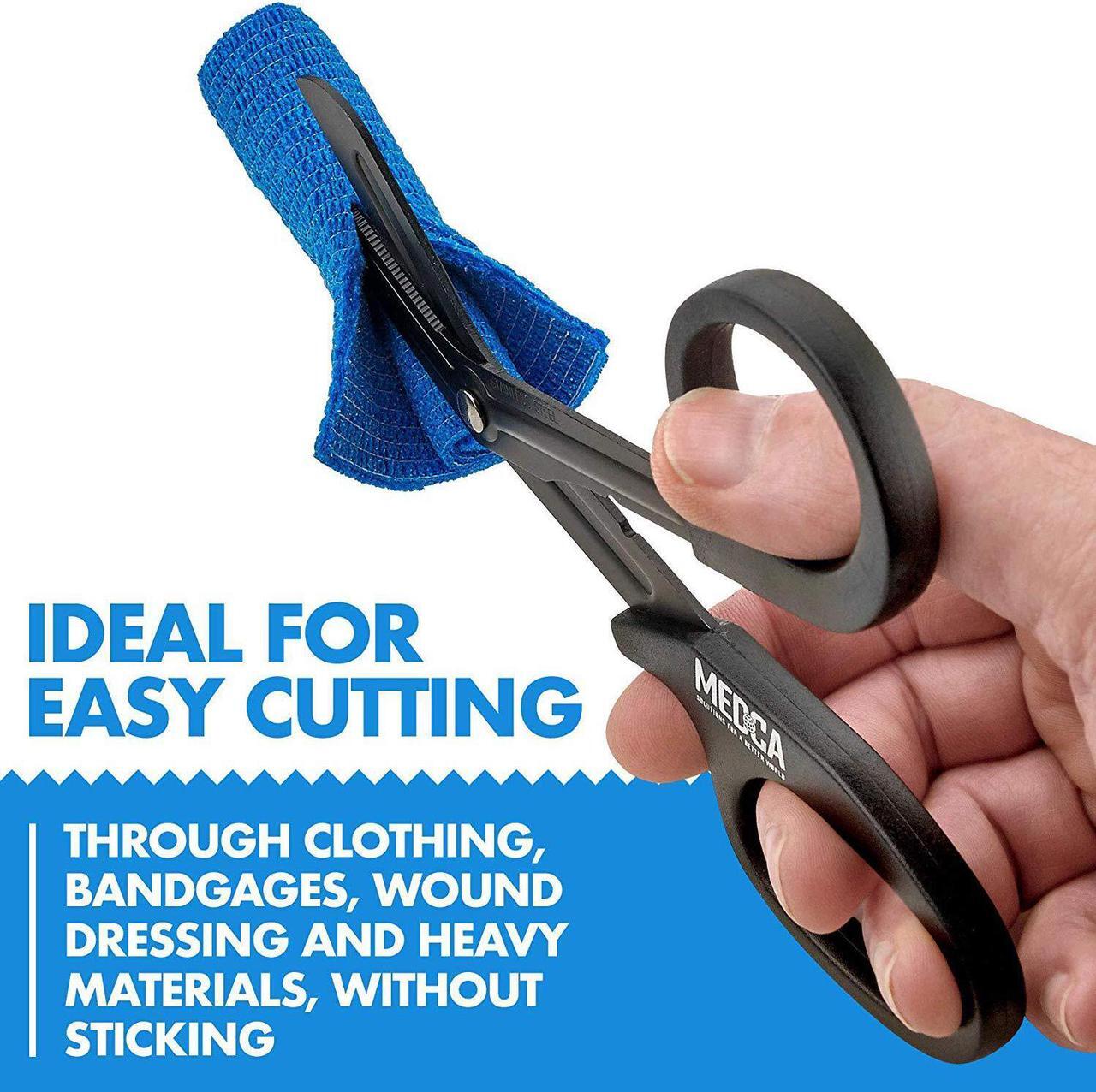 Alt view image 3 of 7 - Medical Bandage Scissors - Trauma Scissors and EMT First Responder Shears - Made with Premium Quality Stainless Steel for Nurse, Doctors, First Aid Supplies, 7.5 inch Length