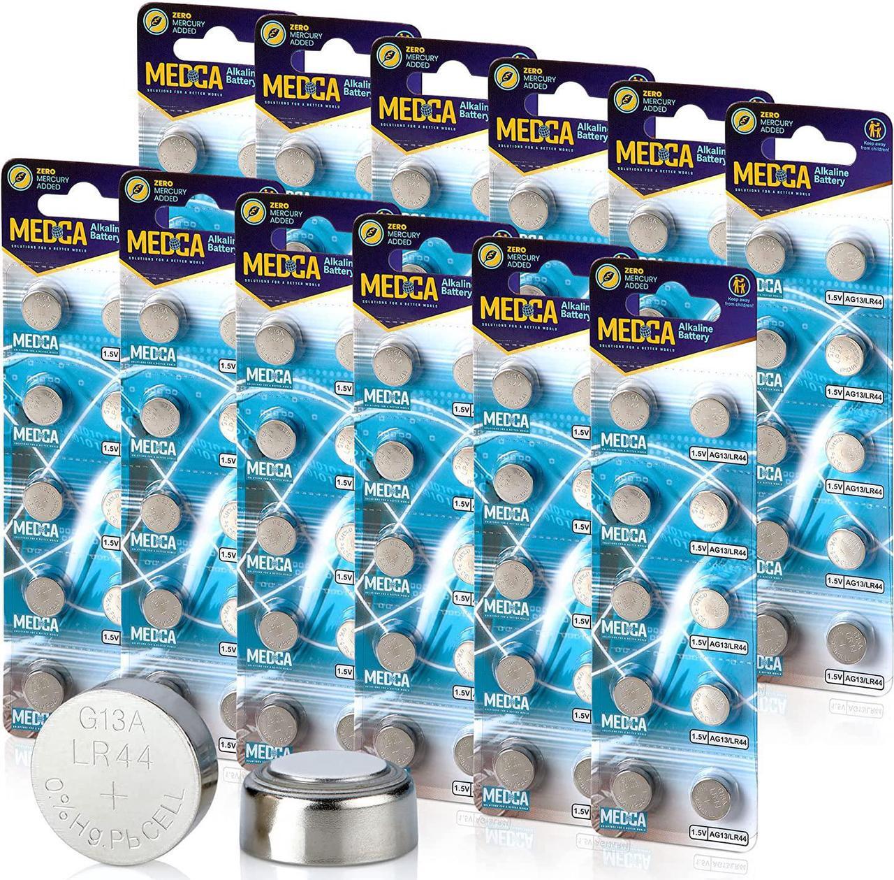 Main image of MEDca LR44 Batteries 120 Count P/k 1.5V Alkaline Hearing Aids Amplifiers