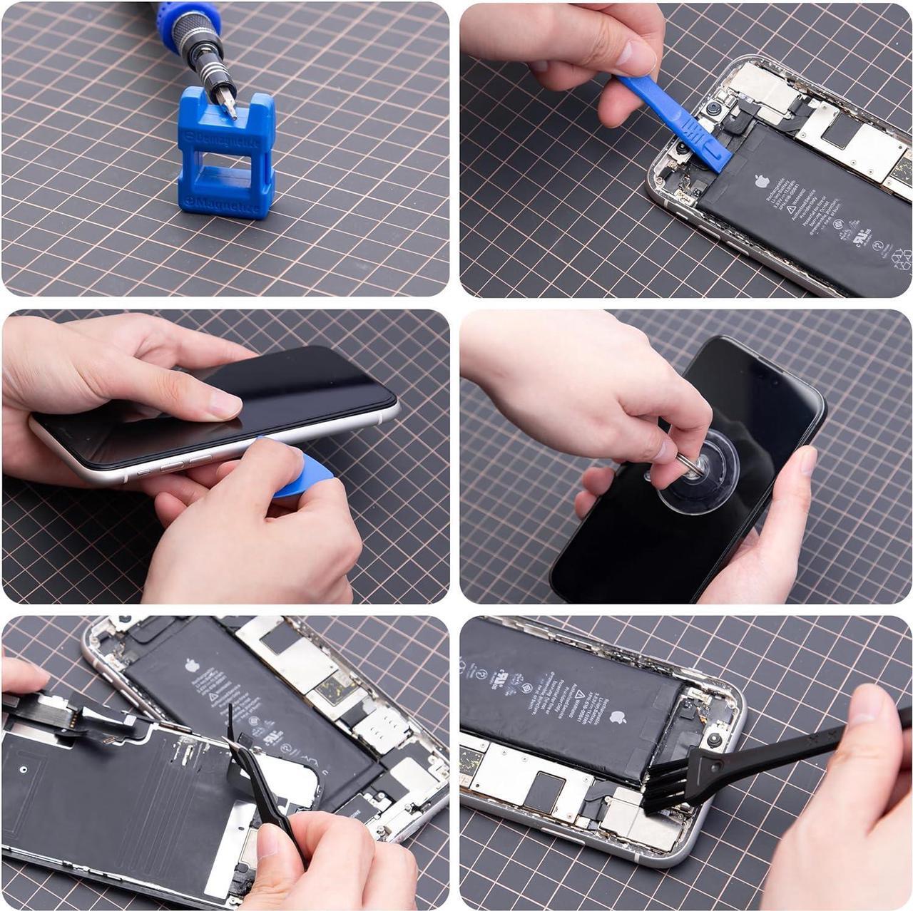 Alt view image 5 of 7 - Aigrous Electronics Precision Screwdriver Sets 164-Piece with 144 Bits Magnetic Repair Tool Kit for iPhone, MacBook, Computer, Laptop, PC, Tablet, PS4, Xbox, Nintendo, Game Console