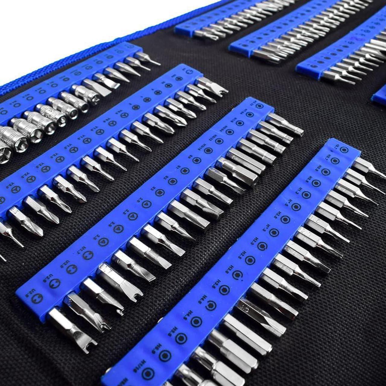 Alt view image 2 of 7 - Aigrous Electronics Precision Screwdriver Sets 164-Piece with 144 Bits Magnetic Repair Tool Kit for iPhone, MacBook, Computer, Laptop, PC, Tablet, PS4, Xbox, Nintendo, Game Console