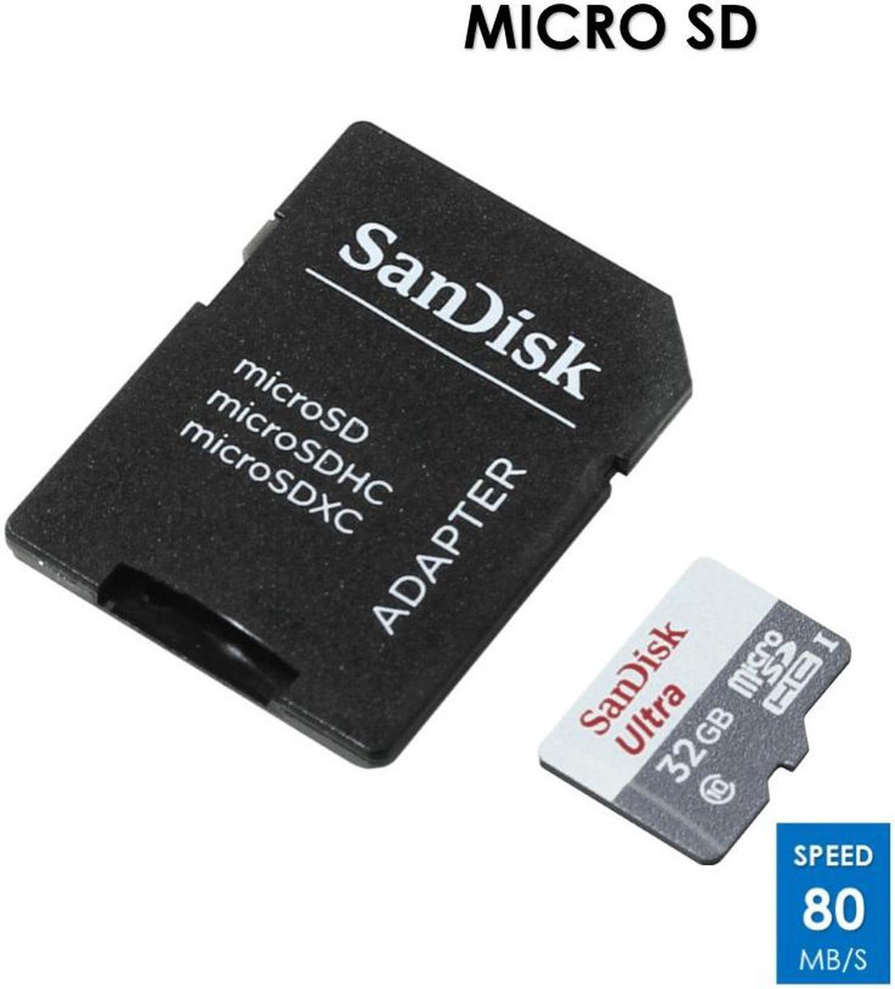 Alt view image 4 of 4 - SanDisk 32GB Mobile Ultra microSDHC Class 10 UHS-1 30MB/s Memory Card with SD Adapter Model SDSDQUA-032G-U46A