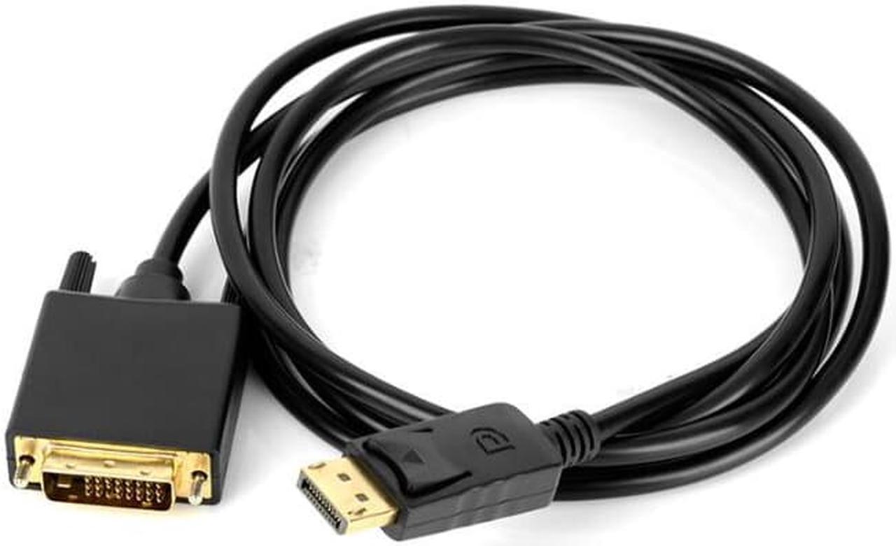 WPIT 1080P DisplayPort to DVI-D Cable Video Converter,DP Male to DVI 24+1 Male Cable-6 Foot