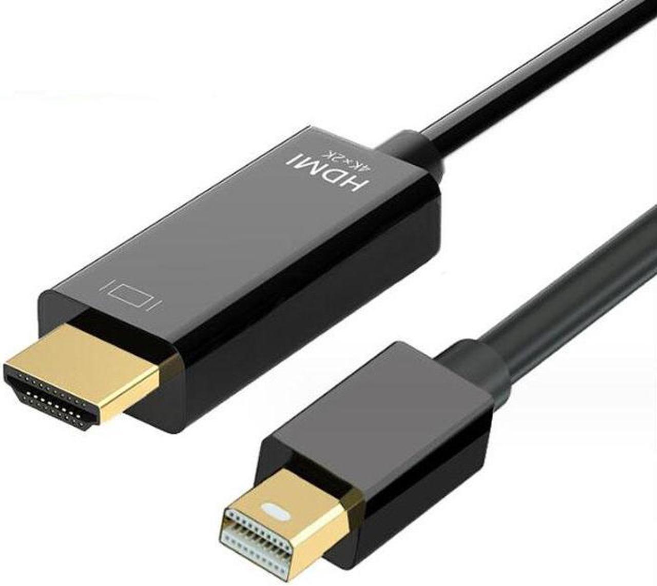 4K Mini Displayport to HDMI Cable Adapter, MDP to HDMI (M/M), MDP2HDMI, 6 ft.