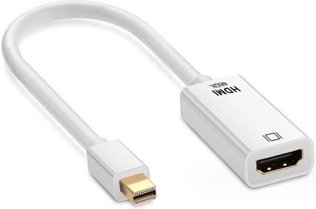 4K Mini Displayport to HDMI Cable,Minidp/thunderbolt to HDMI Adapter, macbook to HDTV for MacBook Pro, MacBook Air, mac mini, Microsoft Surface Pro 3 / 4 and more