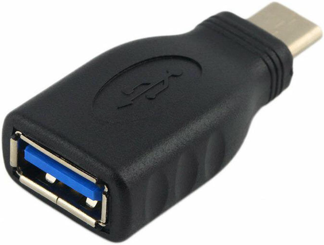 USB-C to USB-A OTG Connector Type-C 3.1 Male to USB 3.0  Female Adapter Converter,Black