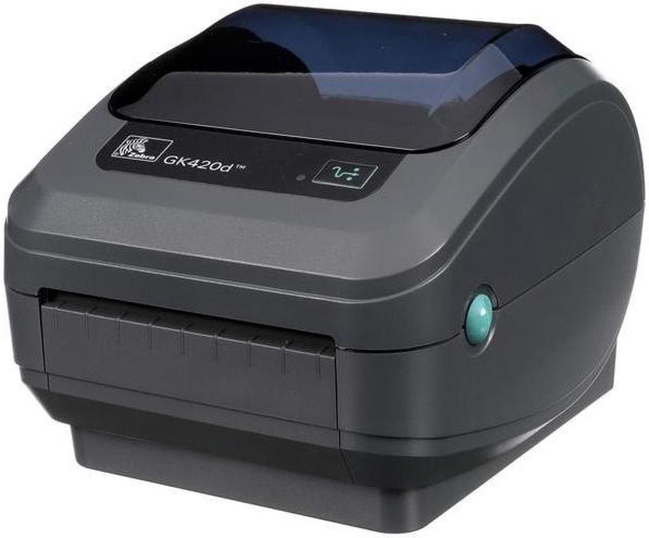 Zebra GK420d Direct Thermal Desktop Printer Print Width of 4 in USB Serial and Parallel Port Connectivity GK42-202510-000