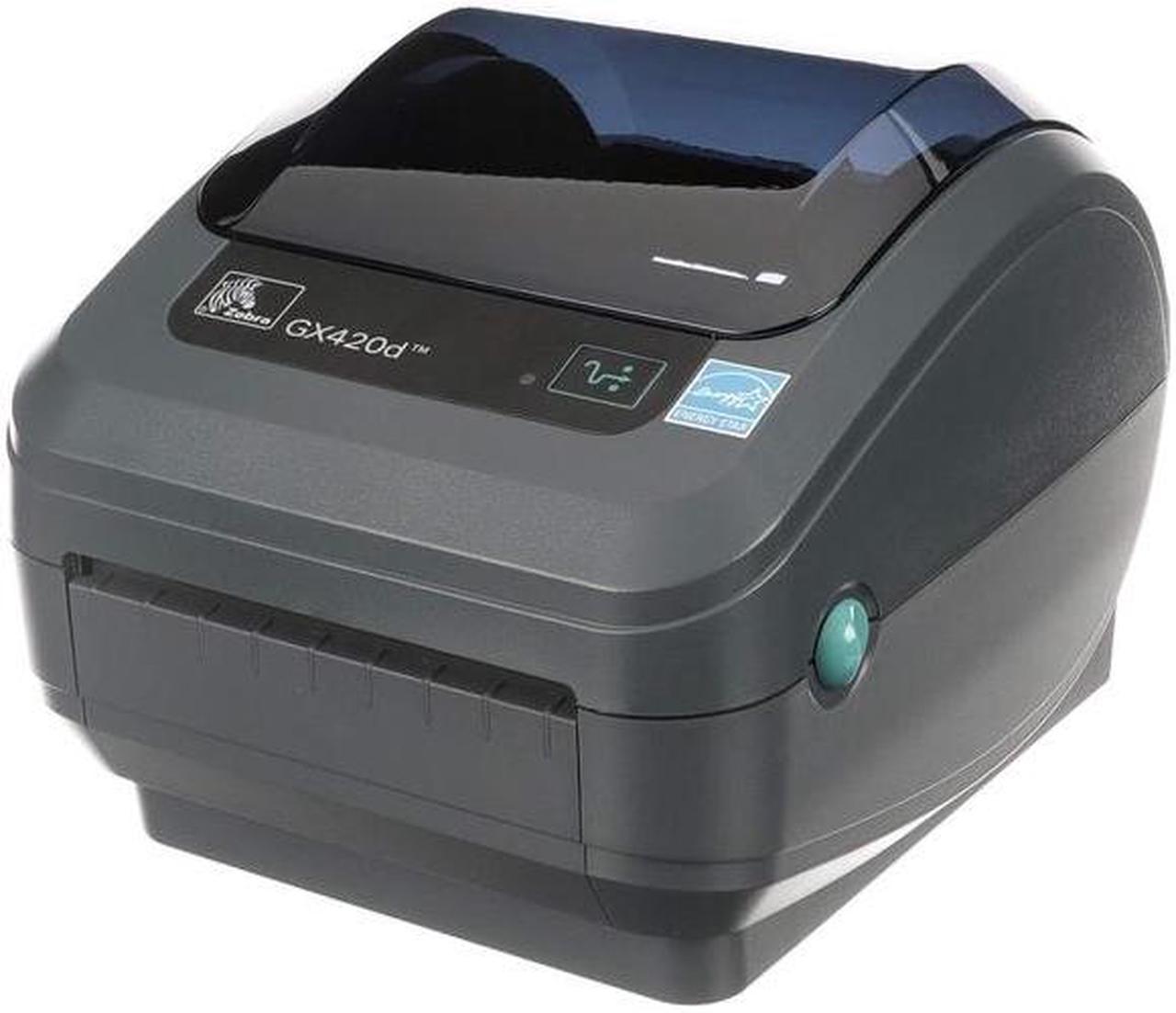 Zebra GX420d Direct Thermal Desktop Printer Print Width of 4 in USB Serial and Ethernet Port Connectivity GX42-202410-000