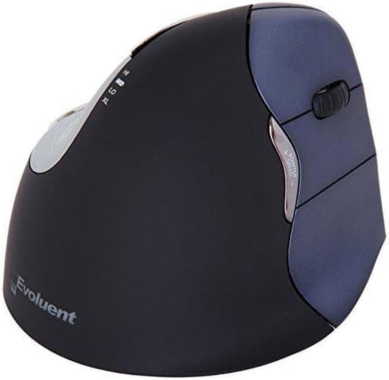 Main image of Evoluent VerticalMouse 4 Right Wireless - Metallic Blue, Black (VM4RW)