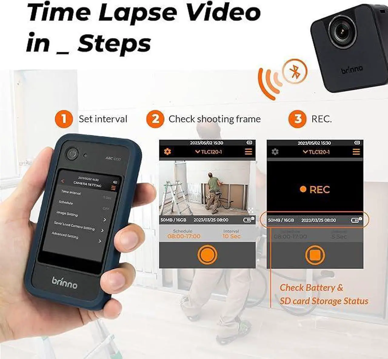 Alt view image 5 of 6 - Brinno BCC200-BLE Time Lapse Camera Bundle