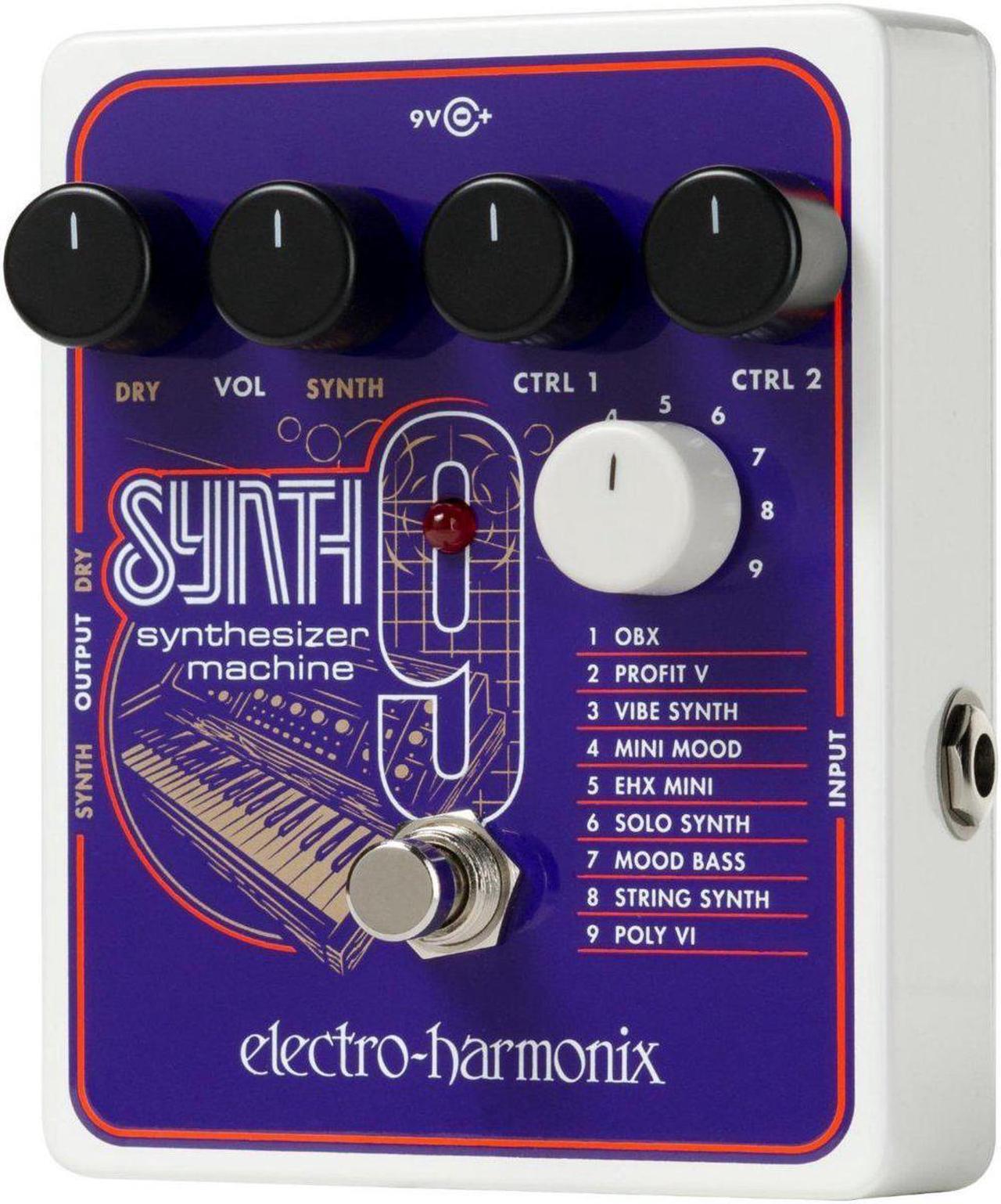 Alt view image 4 of 16 - Electro-Harmonix SYNTH9 Synthesizer Machine Guitar Effects Pedal