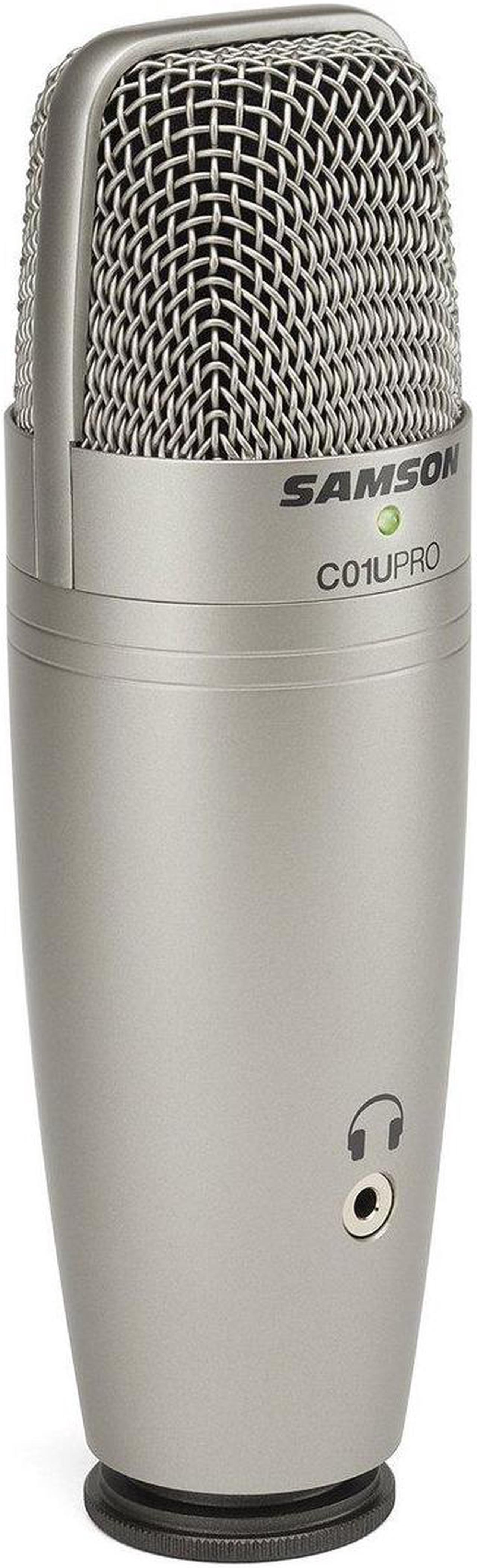 Alt view image 20 of 20 - Samson C01U PRO USB Studio Condenser Microphone