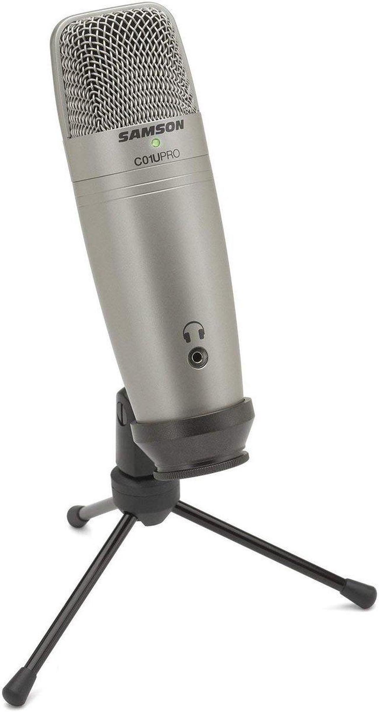 Alt view image 19 of 20 - Samson C01U PRO USB Studio Condenser Microphone