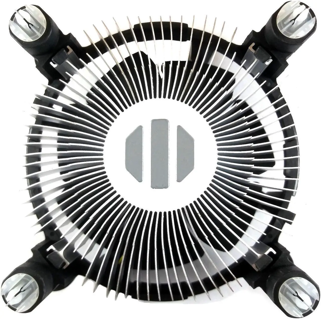 Alt view image 3 of 3 - Intel Core i3 i5 i7 Socket 1151 1150 1155 1156 4-Pin Connector CPU Cooler With Aluminum Heatsink & 3.5-Inch Fan With Pre-Applied Thermal Paste For Desktop PC Computer