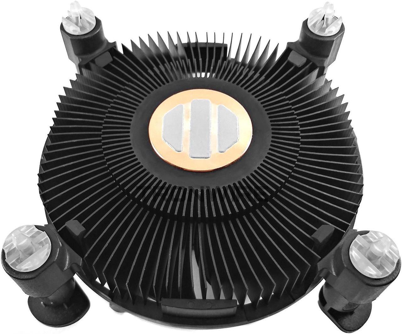 Alt view image 3 of 3 - CPU Cooler With Aluminum Heatsink & Copper Core Base & 4-Pin PWM 92mm Fan With Pre-Applied Thermal Paste For Intel Core i3 i5 i7 i9 Socket 1200 1151 1150 1155 1156 Desktop PC - 10th Gen