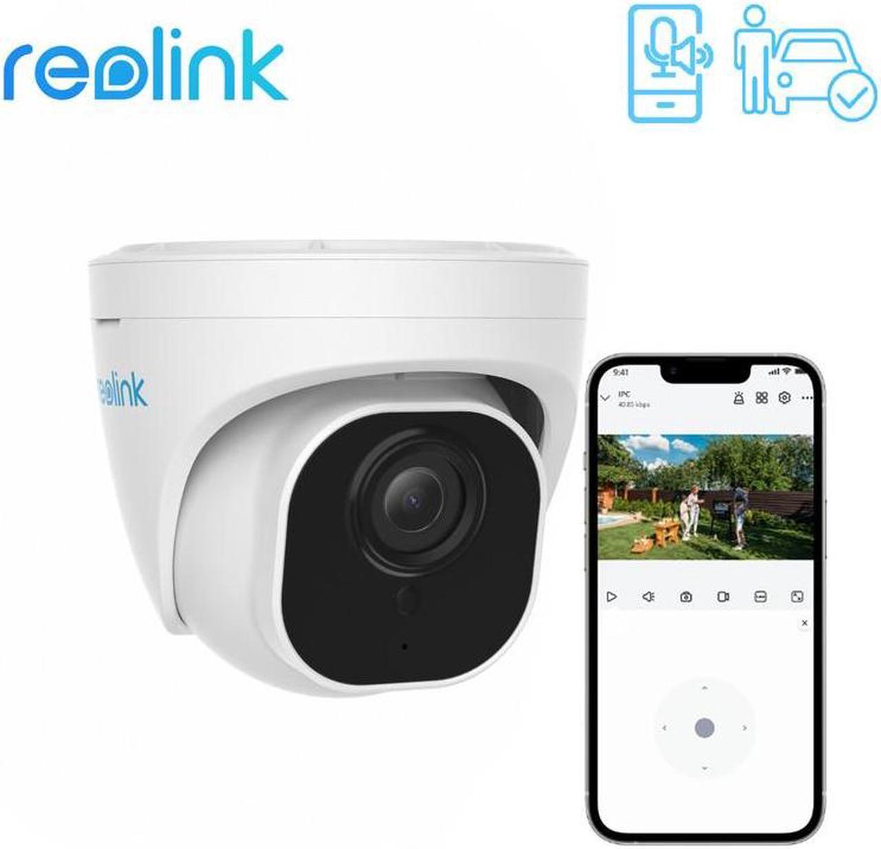 Reolink D81C 5MP Dome PoE IP Camera with Person/Vehicle Detection, Audio Recording