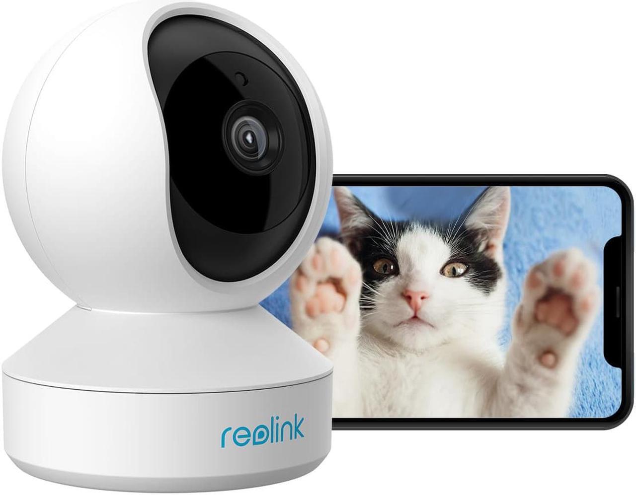 Main image of Reolink E1 Smart Detect 3MP HD Wireless Security Camera, Plug-in Indoor 2.4GHz WiFi Camera for Home Security/Baby Monitor/Pets, Pan Tilt Night Vision Local Storage Works with Alexa/Google Assistant