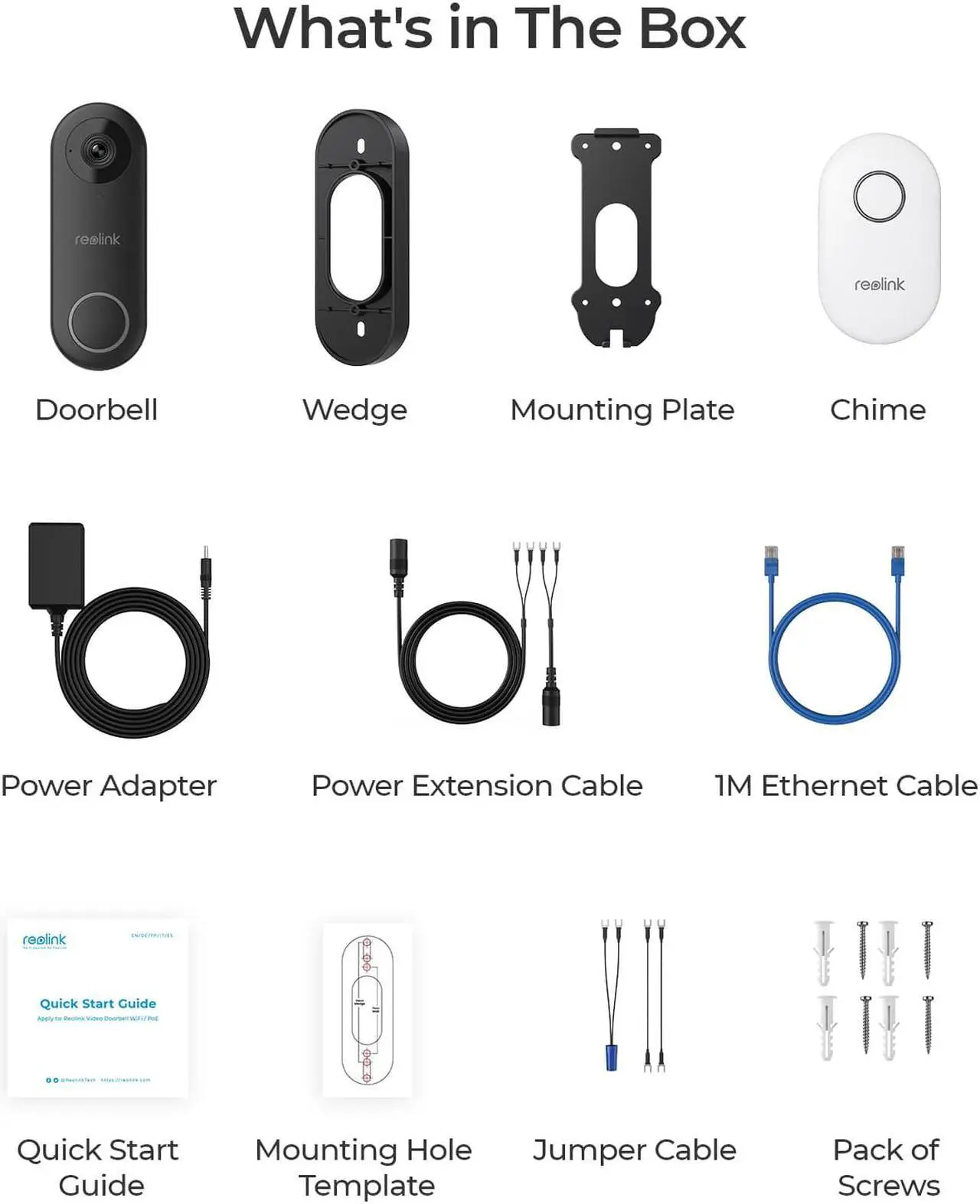 Alt view image 8 of 7 - REOLINK Doorbell Camera Wired, Smart WiFi Video Doorbell w/Chime, 5MP Ultra HD Night Vision, 180 Wide Angle Motion Human Detection, 5G/2.4GHz WiFi, 2 Way Talk, Local Storage Works w/Google Assistant
