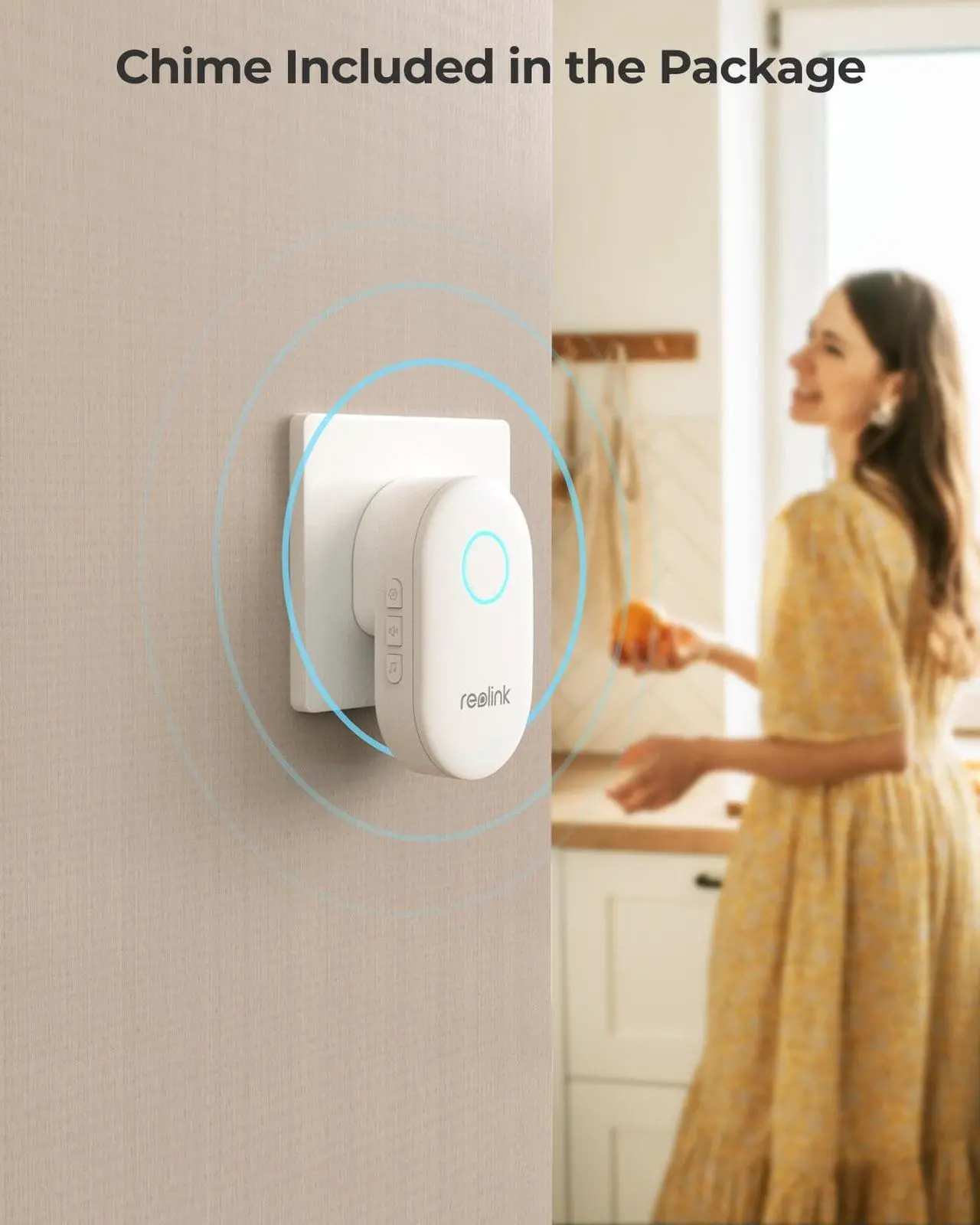 Alt view image 4 of 7 - REOLINK Video Doorbell PoE Camera,180° Diagonal, 5MP IP Security Camera Outdoor with Chime, 2-Way Talk, Plug & Play, Secured Local Storage, No Monthly Fee